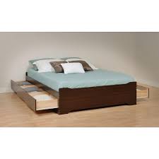 Prepac full mate's platform storage bed with 6 drawers white. Prepac Coal Harbor Full Mate S Platform Storage Bed With 6 Drawers Es Staples Ca