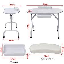 Robot Check Manicure Table Nail Technician Room Work Station Desk