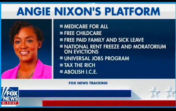 Franchesca - lolol Angie Nixon has the boys at FOX News shaking in their  boots ?? someone please tell me what's wrong with these goals??