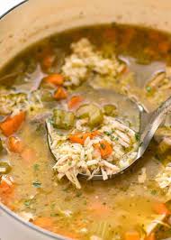 Chicken soup with rice book. Chicken And Rice Soup Recipetin Eats