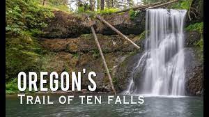This hike is an 8.7 mile loop, but there are shorter intersecting trails that lead back to the parking lot.this hike is located near silverton, oregon which is a little less than an hour and a half south of portland. Trail Of Ten Falls In Oregon S Silver Falls State Park Youtube