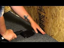 Do not fill them completely full, as you need to be able to manipulate them. Stretching Carpet Without A Carpet Stretcher Carpet Installation Help Youtube Carpet Stretcher Carpet Installation How To Stretch Carpet