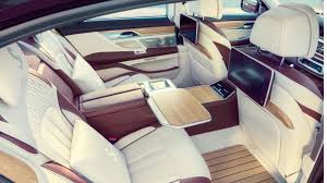 Bmw And Yacht Maker Nautor S Swan Nautical Touches Bedeck The Backseats Bmw Bmw Interior Bmw 7 Series