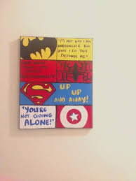 This color and detail in this print is very true to the original. Custom Order 18 X 24 Canvas Wall Art Kids Superhero Quotes Comic Superhero Quotes Superhero Room Superhero Crafts