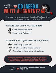 Wheel alignment checks are always advised after a significant impact or uneven tire wear is detected. Seattle Ford Dealer Do I Need A Wheel Alignment
