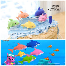 Shark Birthday Baby Shark Cake Topper Baby Shark Cake Baby Shark Doo Doo Doo Shark Fondant Topper Shark Birthday Party Shark Birthday Shark Birthday Cakes