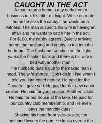 Welcome to our jokes section. Caught In The Act Funny Story Jokes Funny Stories Funny Long Jokes Funny Marriage Jokes