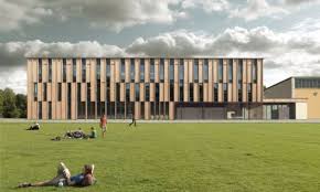 Holz Fassade Bischofliches Jugendamt Don Bosco Mainz Angela Fritsch Architekten Facade Design School Building Design Building Design
