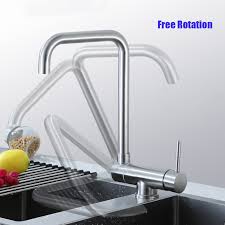 Maybe you would like to learn more about one of these? 720 Rotatable Hidden Free Kitchen Faucet Sink Water Mixer Taps Single Hole Deck Mount Surface Brushed Grifos Fregadero Cocina Kitchen Faucets Aliexpress