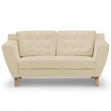 Un vent rétro souffle sur votre déco de salon avec le canapé 2 places timeo. Canape 2 Places Scandinave Vintage Tissu Beige Pas Cher Scandinave Deco