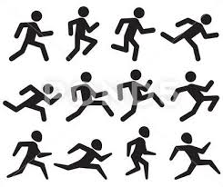 Black And White Sweet Potato Vector Man Running Figure Black Pictograms Jogging Activity Vector Icons Isolated On Stock Illustration Ad Black Pictogra Pictogram Timeline Design Silhouette Man