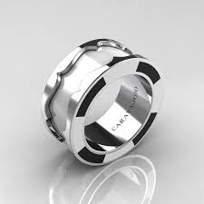 Greek key wedding bands in 18 karats italian gold ₦ 300,000.00 add to cart; Caravaggio 14k White Gold White And Black Italian Enamel Wedding Band Ring R618f 14kwgwblen Caravaggio Jewelry