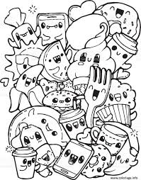 Coloriage Kawaii Pretty Food And Cute Dessin A Imprimer A Coloriage Cute Dessin Food Imprim Malvorlagen Zum Ausdrucken Malvorlagen Tiere Kritzeln Kunst