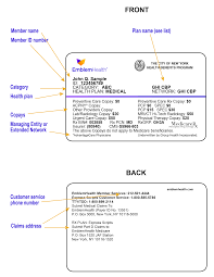 Group number on insurance card. Https Www Emblemhealth Com Content Dam Emblemhealth Pdfs Provider Provider Manual Member Identification Cards Pdf