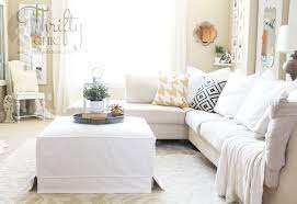 Ships free orders over $39. How To Make A Slipcover For An Ottoman Or Coffee Table Ikea Style Table Decor Living Room Chic Living Room Design Living Room Diy