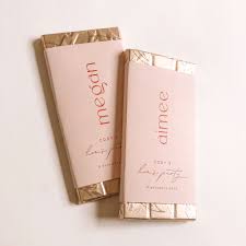 Custom Chocolate Packaging Custom Chocolate Personalized Chocolate Wedding Favor Inspiration