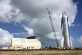 Spacex's starship flies, belly flops, and bursts into flames ]. Elon Musk Sets Out Spacex Starship S Ambitious Launch Timeline The New York Times