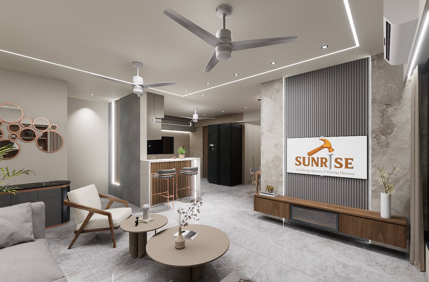 3 BHK Turnkey Interior Design Project in Vadodara product image