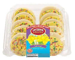 Spring Pastel Yellow Frosted Sugar Cookies Made In A Peanut And Tree Nut Free Facility Sugar Cookie Frosting Nut Free Cookies Food