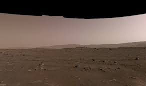 20, 2021, by the navigation cameras, or navcams, aboard nasa's perseverance mars rover, was stitched together from six individual images after they were sent back to earth. 5whlncajnisv2m