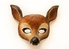 3 Masks Reserved For Angel Fox Mask Deer Mask Bear Mask Etsy Deer Mask Animal Masks Animal Heads