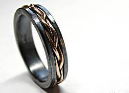 Mens Wedding Band Viking Celtic Wedding Ring Gold Braided Etsy Mens Wedding Rings Celtic Wedding Rings Mens Wedding Bands