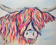 Eclectic Highland Cow