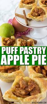 Puff Pastry Mini Apple Pie Recipe Apple Recipes With Puff Pastry Apple Puff Pastry Puff Pastry Apple Pie