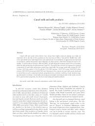 I hav an average of 6 bowls of cereal(with milk) per. Pdf Camel Milk And Milk Products