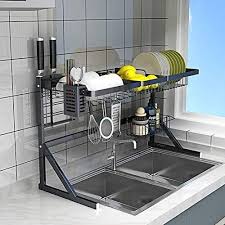 The kitchen shelf rack helps you tidily organize your tableware & plate, make your kitchen tidier. Over The Sink Shelf You Ll Love In 2021 Visualhunt