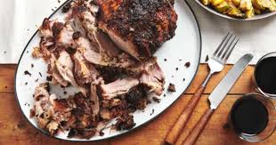 Preheat oven to 350 degrees f. Need A Sunday Dinner Idea Try This Fall Apart Roasted Pork Shoulder With Rosemary Mustard And Garlic