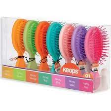 Keops Aynali Cocuk Sac Fircasi Rengarenk 7 Li Set Fiyati