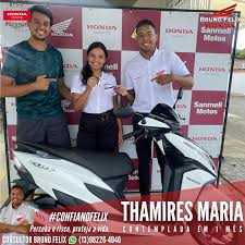 1 ELITE 125 sendo entregue através do Consórcio Honda! 🚀 A Thamires foi  contemplada em 1 mês através do lance livre, ela tinha necessidade em ser  contemplada rápida e já tinha um