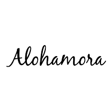 That last one is alohomora. Alohamora Wall Quotes Decal Wallquotes Com