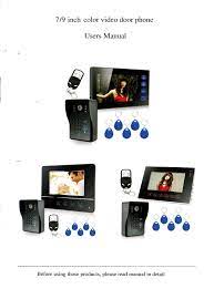 Want to unlock your mobile phone? 7 19 Itch Color Video Door Phone Manualzz