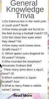 So, here is a chance for you to test your knowledge which you either gained in your institutions or you studied in any random book. 15 Fun Trivia Categories Questions And Answers Kids N Clicks