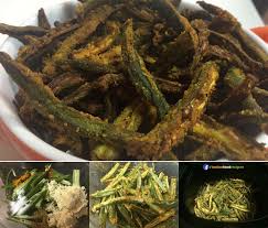 Kurkuri Bhindi Recipe Step By Step Kurkuri Means Crispy In Hindi And One Of The Popular Recipe Indian Food Recipes Vegetarian Recipe Steps Authentic Recipes