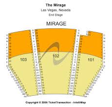 Terry Fator Theater Mirage Seating Chart Best Picture Of