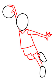 Cool basketball pictures to draw. How To Draw A Cartoon Basketball Player In Action