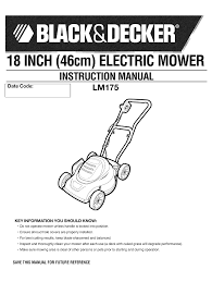 There are also frequently asked questions, a product rating and feedback from users to enable you to optimally use your product. Black Decker Lm175 Instruction Manual Pdf Download Manualslib