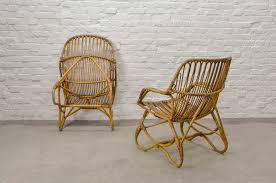 A mid century rattan chair can differ in price owing to various characteristics — the average selling price 1stdibs is $2,486, while the lowest priced sells for $1 and the highest can go for as much as $68,000. Pair Of Mid Century Design Rattan Low Back Easy Armchairs In Style Of Rohe 1960s Hpvintage Com