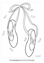 How to draw ballet pointe shoes. Ballet Shoes Coloring Pages Free Fashion Beauty Coloring Pages Kidadl