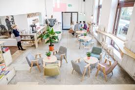 Kahawa Minimalist Interior Design Of A Coffee House And Bookshop With Three Different Zones Architecture Ruangan Kedai Kopi Kafe