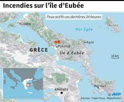 Désespoir sur l'île grecque d'eubée en flammes, accalmie des feux en turquie. Grece Des Progres Contre L Incendie Qui Ravage L Ile D Eubee Sciences Et Avenir