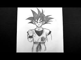 Feel free to explore, study and enjoy paintings with paintingvalley.com How To Draw Goku Goku Pencil Drawing Easy Dragon Ball Z Drawing Pencil Art Youtube Goku Drawing Pencil Drawings Easy Dragon Ball Z Drawing