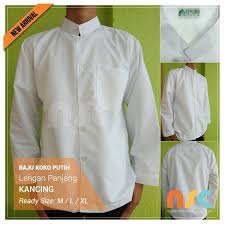 Terdapat dua saku di samping kiri dan kanan dan berkerah tegak. Jual Terbaru Baju Koko Pria Muslim Dewasa Tangan Panjang Putih Polos Di Lapak Kiara Bukalapak