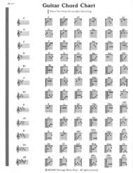 elementary guitar note chord chart lo pp313 from