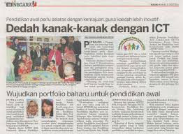 So aku ni punya la prepare a lot of activities utk present to the panels. Gen Upsi Pendidikan Awal Perlu Selaras Dengan Kemajuan