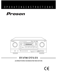 Determine the value of each fixed asset after taking depreciation into account. Proson Rv4700 Dts Es Operating Instructions Manual Pdf Download Manualslib