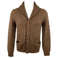 Shop 16 top shawl collar cable knit cardigan and earn cash back all in one place. Polo By Ralph Lauren Size M Brown Cable Knit Cashmere Shawl Collar Cardigan At 1stdibs